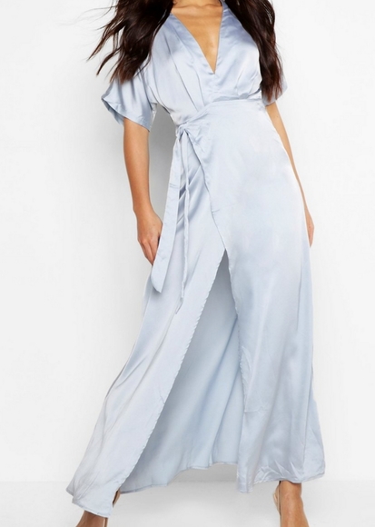 kimono maxi dress boohoo